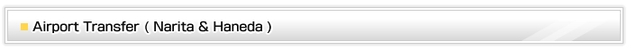Airport Transfer(Narita Haneda)