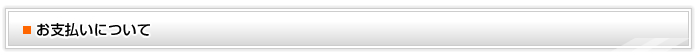 お支払いについて